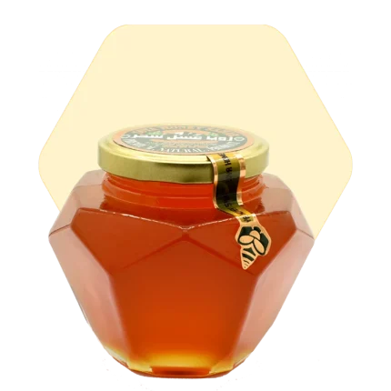 عسل چهل گیاه شیشه ای