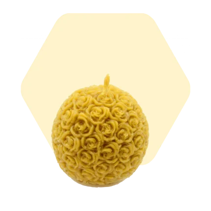 شمع گل توپر